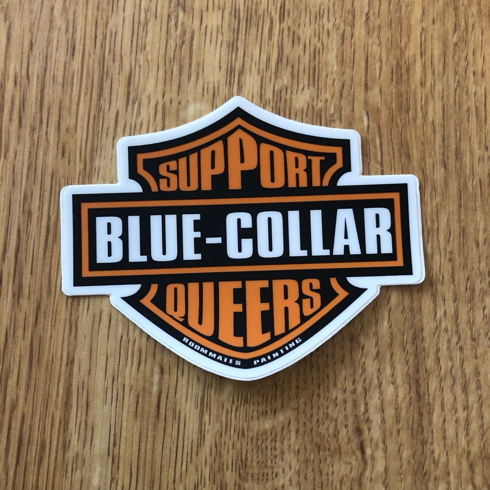 SUPPORT BLUE COLLAR QUEERS STICKERS
